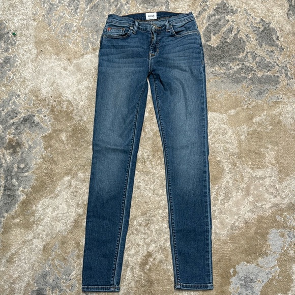 Hudson Natalie Midrise Super Skinny Denim Jeans - Picture 1 of 4